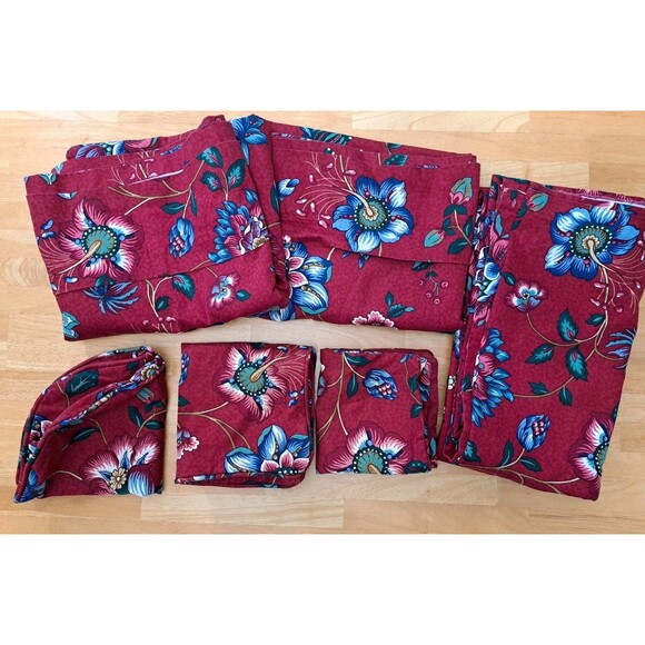 Waverly Salem Towne House Handmade Curtains Pillow Covers Old Sturbridge Village - Picture 1 of 16